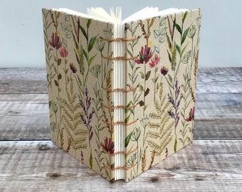 Wildflowers Coptic Stitch A6 Notebook