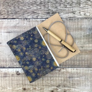Cork Journal / Notebook in a Starry Night print image 3