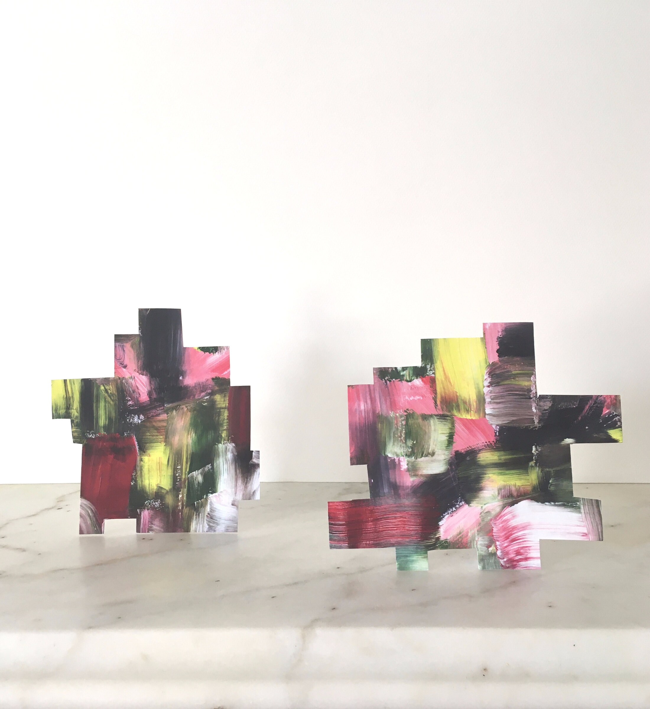 Abstract popup art print Etsy