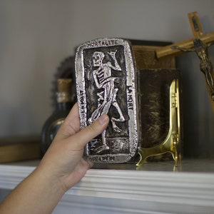 Tod Tarot Karte, im Etteilla Stil, Buch Thoth. ( Aluminiumguss oder Resin )
