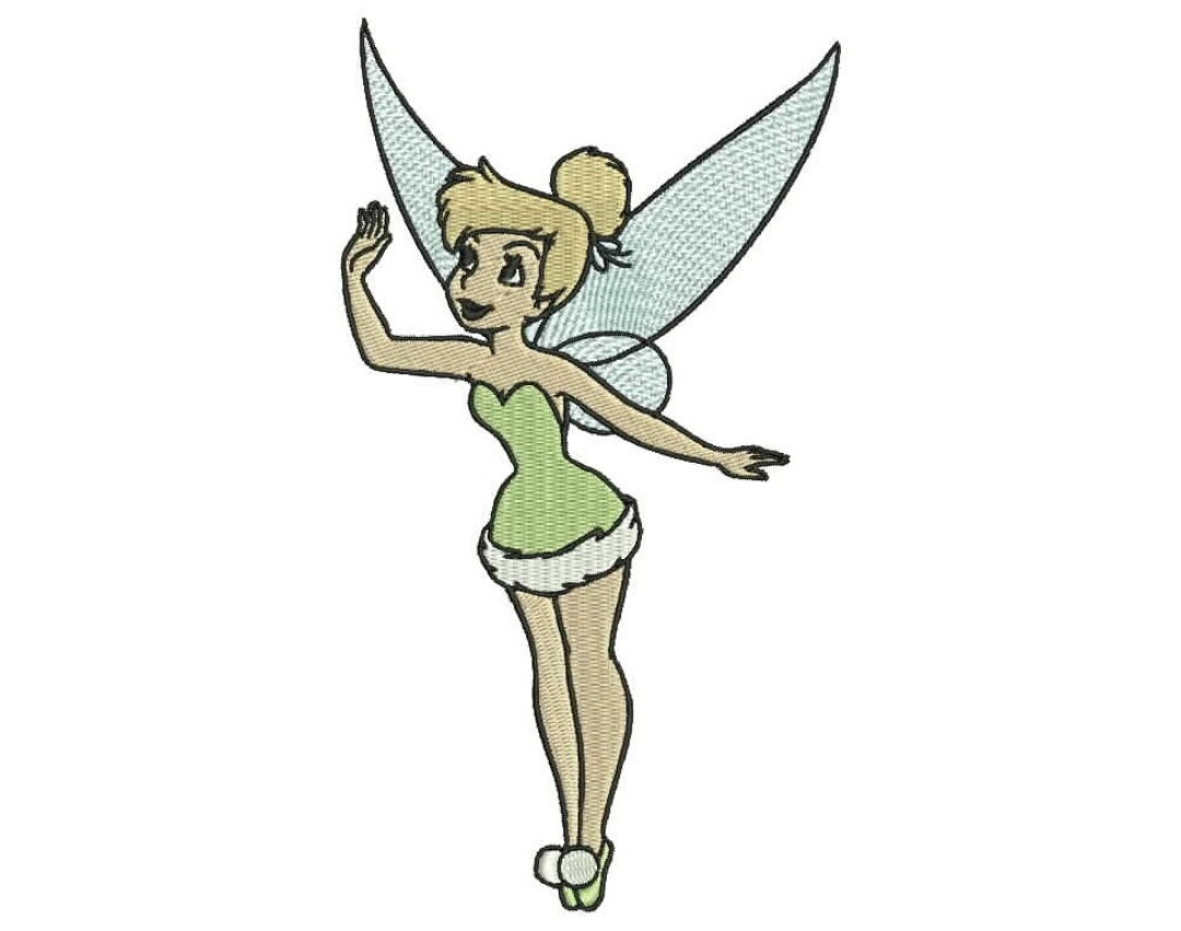 Tinker Bell Embroidery Design 4 Sizes and 8 Formats Etsy
