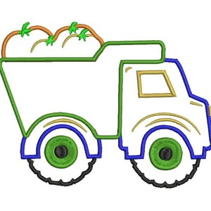 Truck Applique Design #2 - 4 sizes and 5 formats