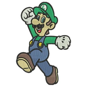 Luigi Embroidery Design - 4 sizes and 8 formats