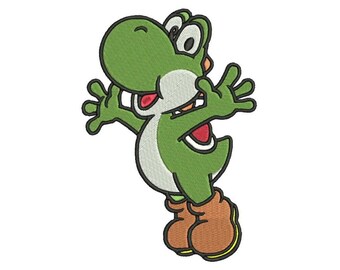 Yoshi Embroidery Design - 4 sizes and 8 formats