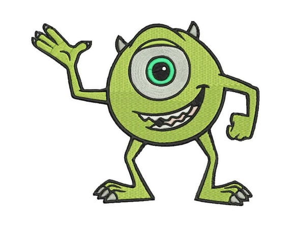 Mike Monsters Inc Embroidery Design 4 Sizes And 6 Formats Etsy