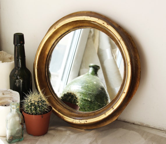 Round Mirror Decorative Wall Wood Frame Mirror Round Decorative Wall