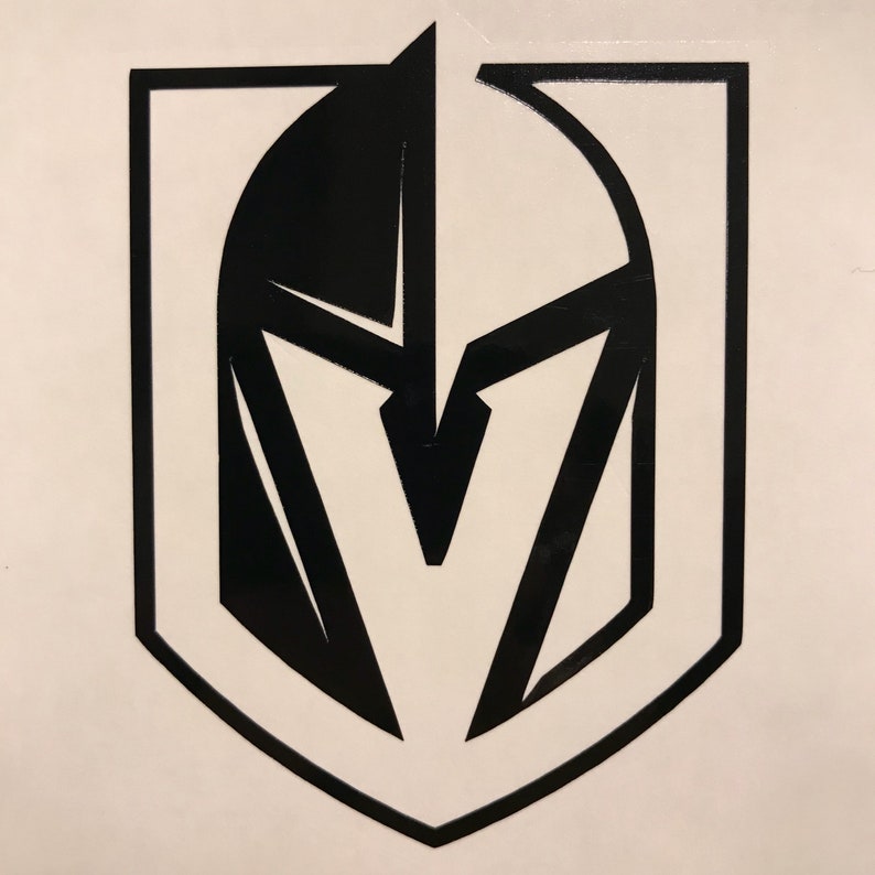 Vegas Golden Knights Vinyl Decal Etsy