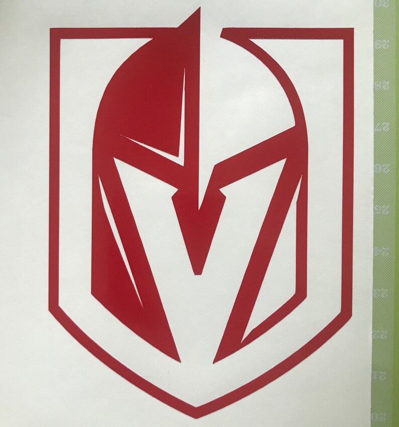 Vegas Golden Knights Vinyl Decal Etsy