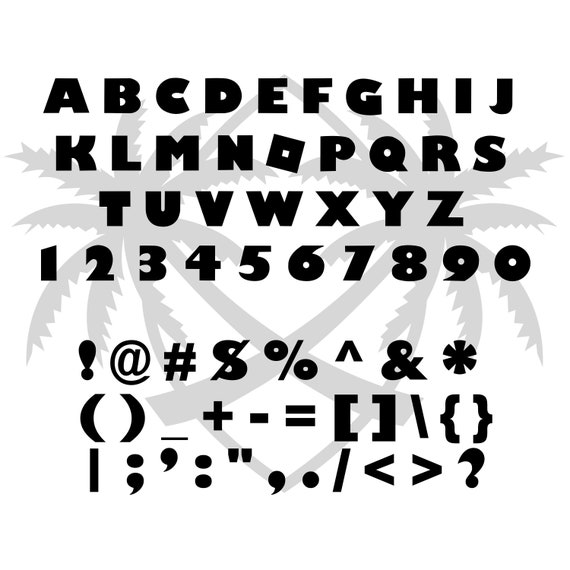 roblox font svg pack roblox svg alphabet symbols roblox etsy