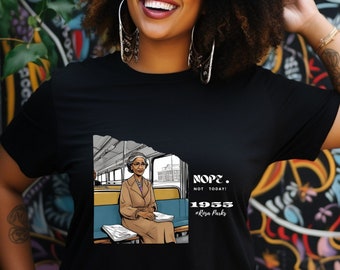 Rosa Parks apparel  Black History month shirt, Black Women t-shirt for African American woman, Black Girl tee, civil rights movement