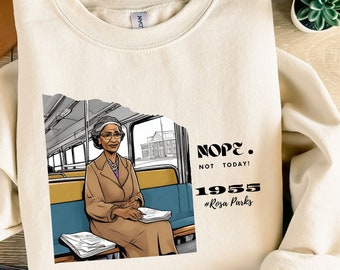Rosa Parks apparel  Black History month shirt, Black Women Sweatshirt for African American woman, Black Girl Shirts, civil rights movement