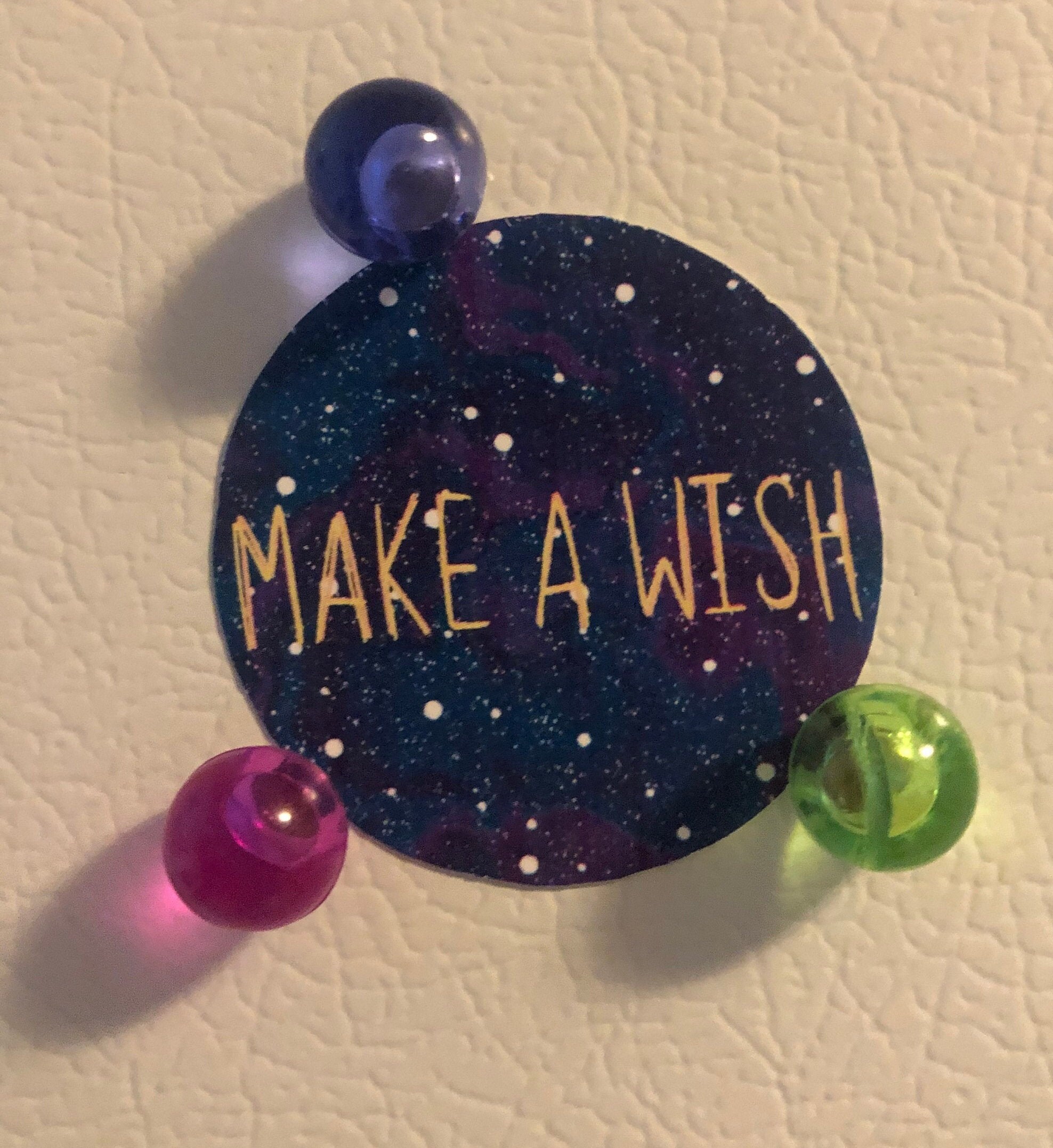 Make a Wish Vinyl Sticker Etsy