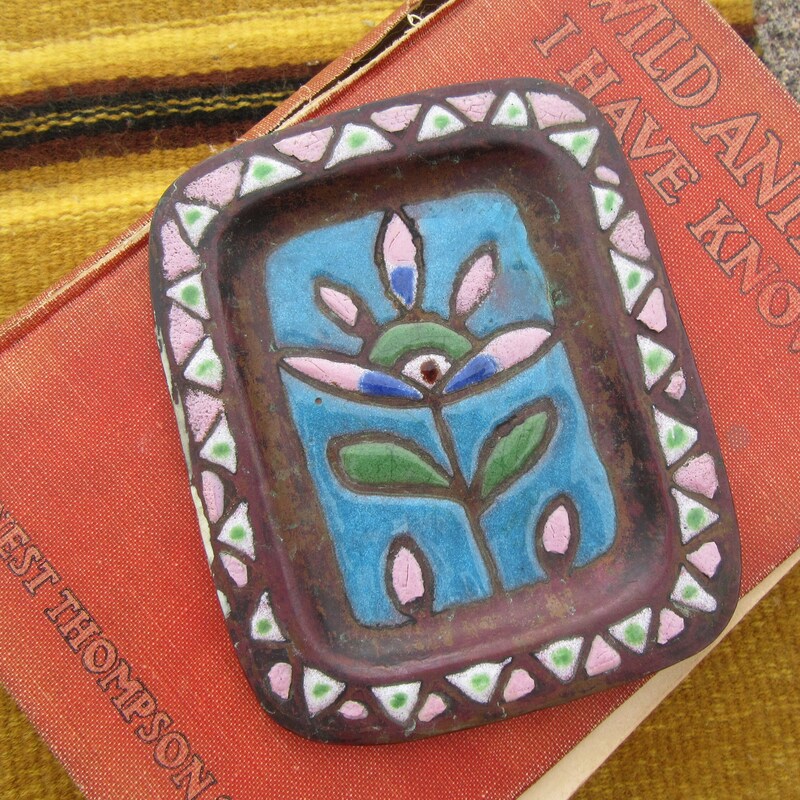 Festival of Flowers Oval Enamel Tray main image 1