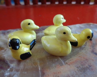5 Pc. Miniature Ceramic Ducks