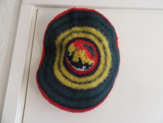 1960s Buchanan Scottish Wool Beret, Rainbow Color… - image 8