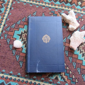 Livre ancien « Poems of Byron » de 1923, poésie sélectionnée par Lord Byron, Oxford University Press, petit livre de poésie bleu à couverture rigide, poésie de poche