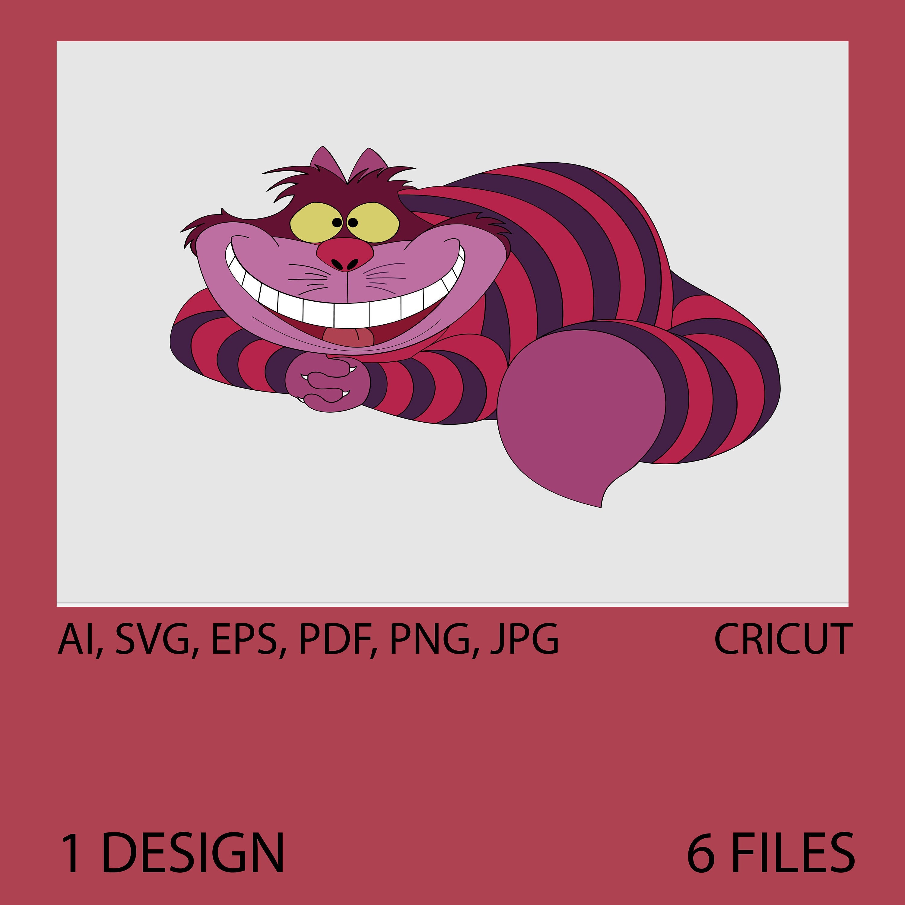 Cheshire Cat SVG Cheshire Cat clipart Bundle Cheshire Cat PNG | Etsy