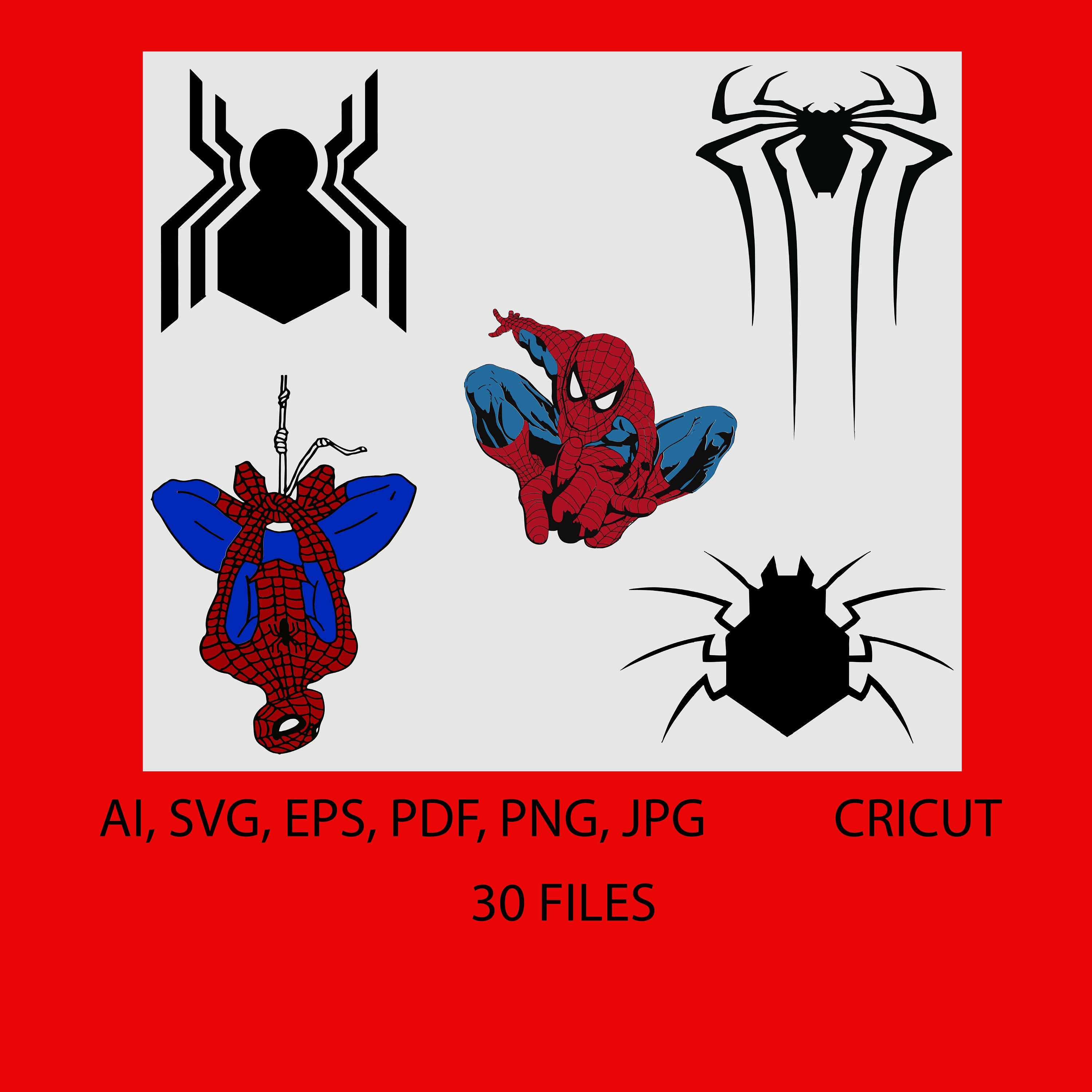 Download Spiderman Svg Spiderman Clipart Spiderman Bundle Spiderman Etsy