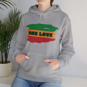 Bob Marley Sweatshirt/Hooded Sweatshirt/Unisex/Graphic Hoodie/One Love