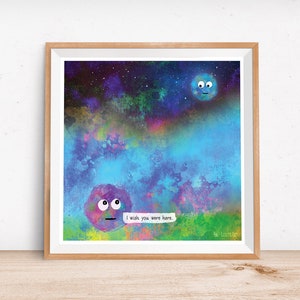 I wish you were here.  Grief Fine Art Print, Love and Loss, Missing You
