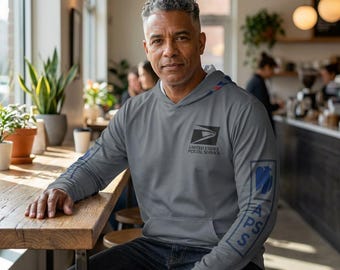 Felpa con il logo del Servizio Postale degli Stati Uniti / Design da postino USPS