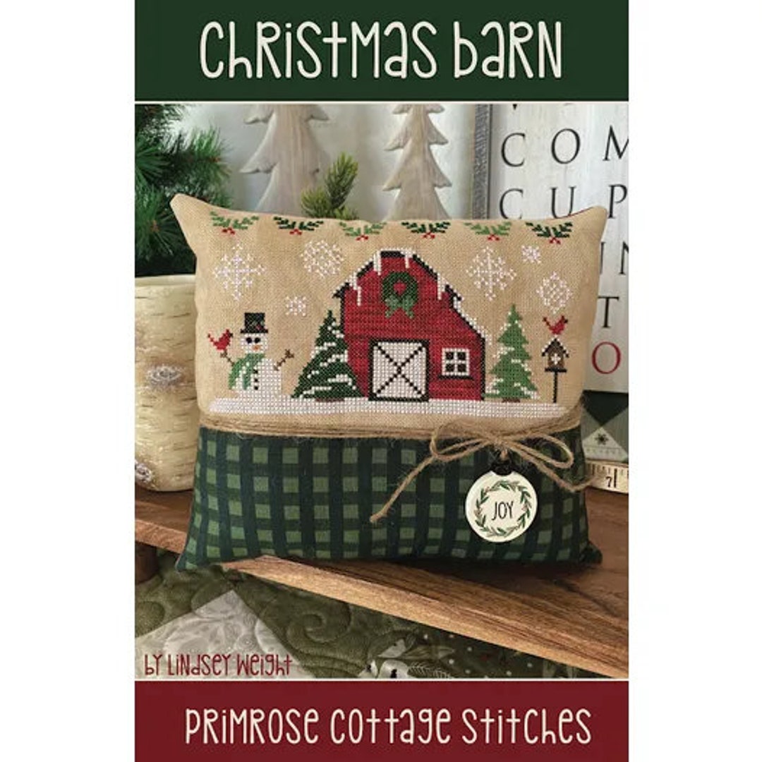 Christmas Barn Cross Stitch Kit - Etsy