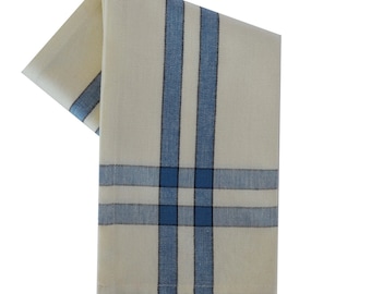 Provencal Blue Stripe/Cream Dunroven Tea Towel