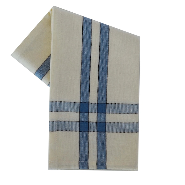 Provencal Blue Stripe/Cream Dunroven Tea Towel