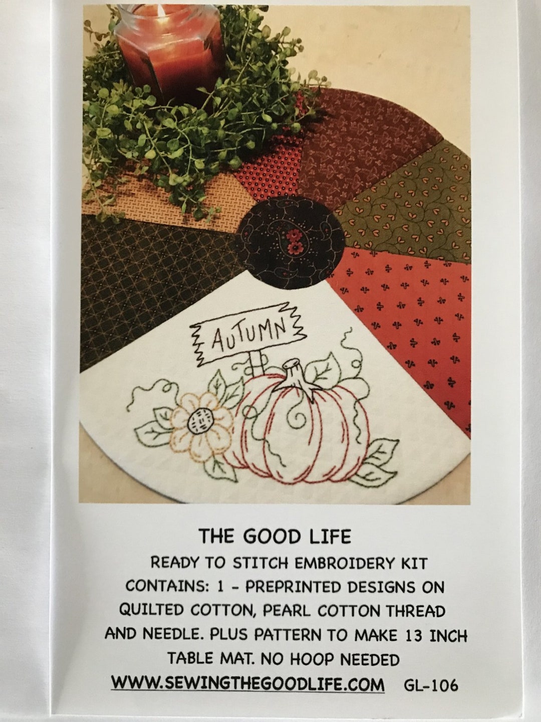 Autumn Table Mat Pattern Kit - Etsy