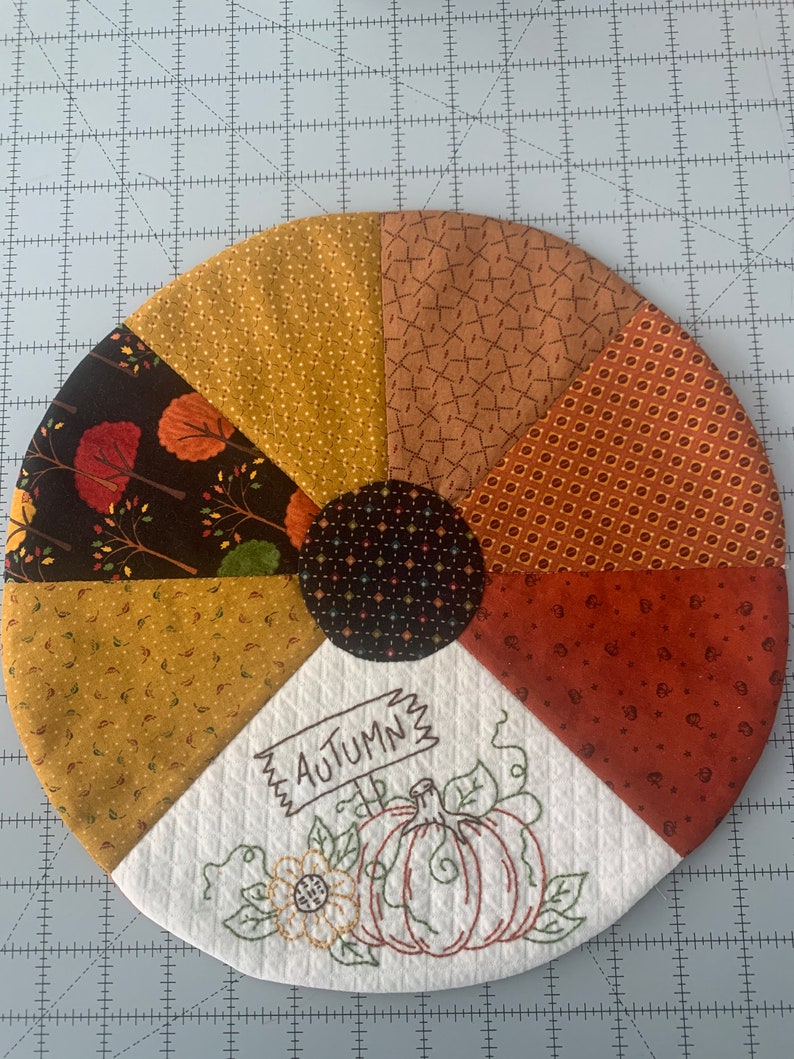 Autumn Table Mat Pattern Kit - Etsy