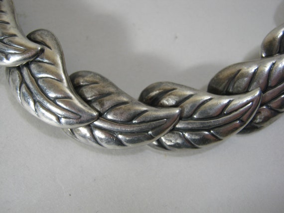 SALE!  Los Castillo Vintage Mexican Silver Neckla… - image 3