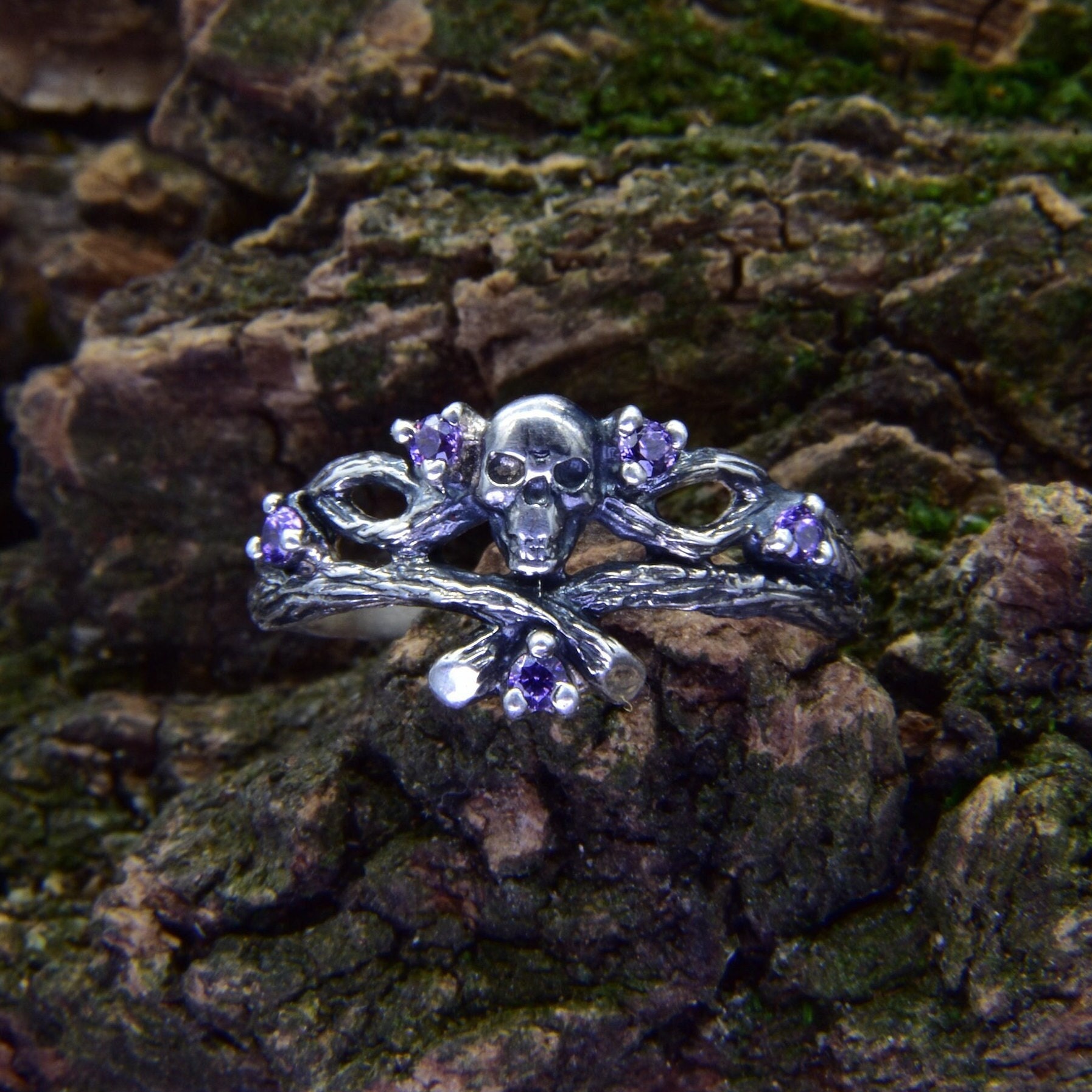 Fairy Skull Ring Etsy