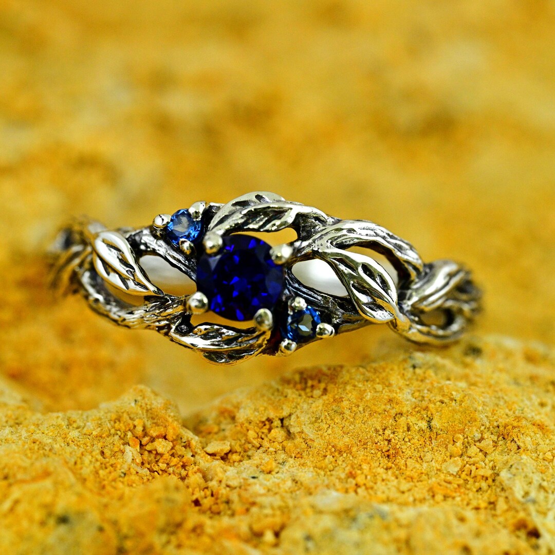 Celtic sapphire ring store