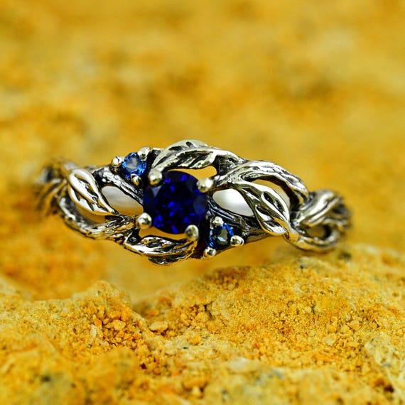 Celtic sapphire ring discount