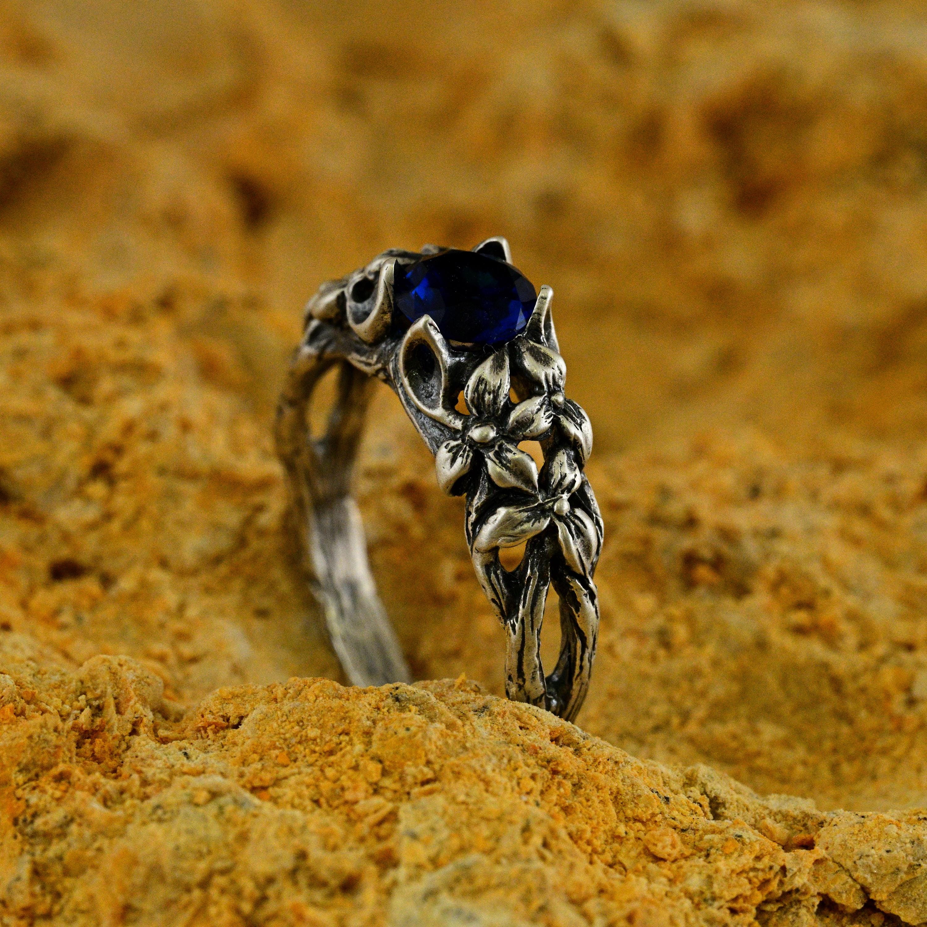 Unique Tree Branch Fantasy Ring for Women With Wild Nature Design ...