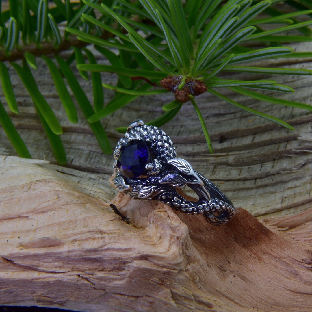 Whimsical Branch Fairy Engagement Ring With Dragon and Etsy