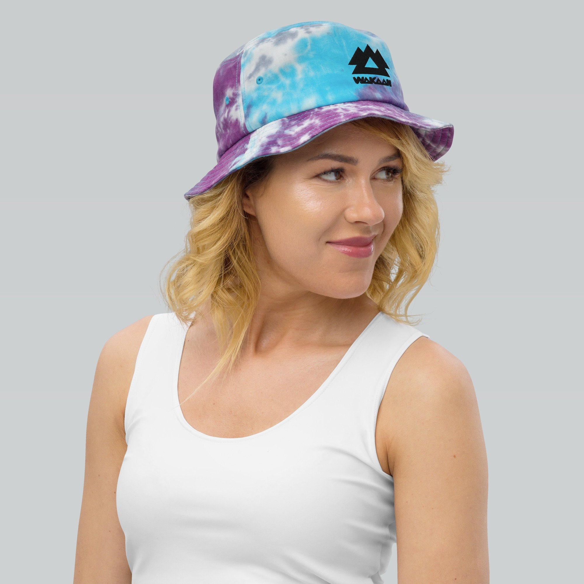 Wakaan Tie-dye Bucket Hat Festival 