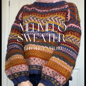 Mélimélo sweater knitting pattern