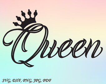 Download Queen svg | Etsy