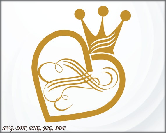 Download Princess Heart Svg Cut File Cut Files Princess Heart Svg Etsy