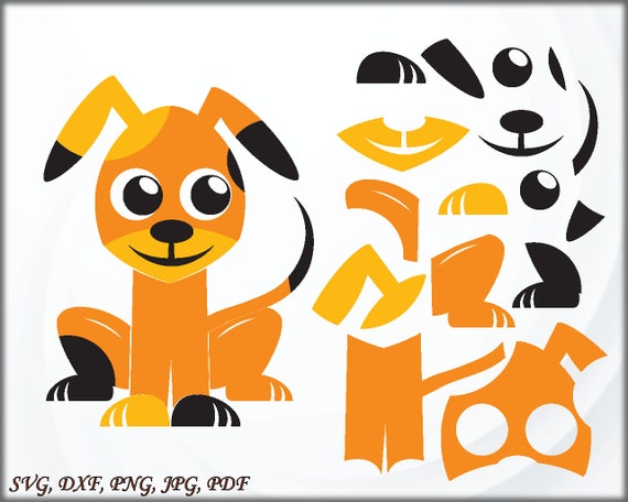 Download Dog Puzzle Dog Puzzle Svg File Dog Puzzle Dxf Dog Puzzle Etsy 3D SVG Files Ideas | SVG, Paper Crafts, SVG File