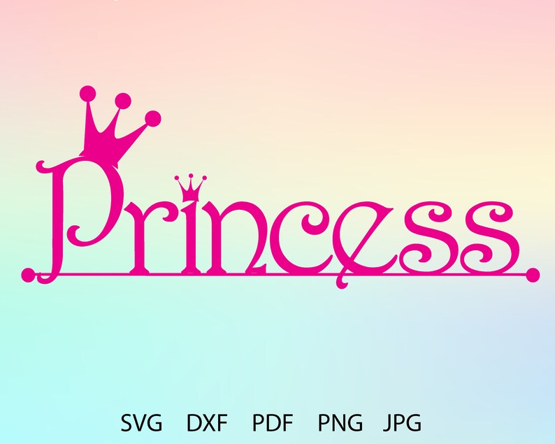 Download Princess SVG cut file Cut files Princess SVG files for | Etsy