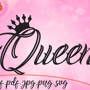 Queen, SVG cut  file, Cut files Queen, SVG files for cricut