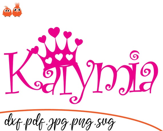 Download Kaiymia Beautiful Baby Names Svg Cut File Cut Files Etsy