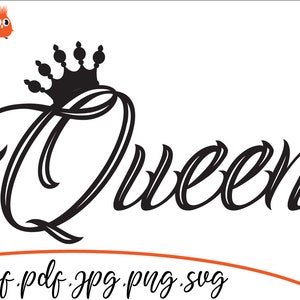 Queen, SVG cut  file, Cut files Queen, SVG files for cricut