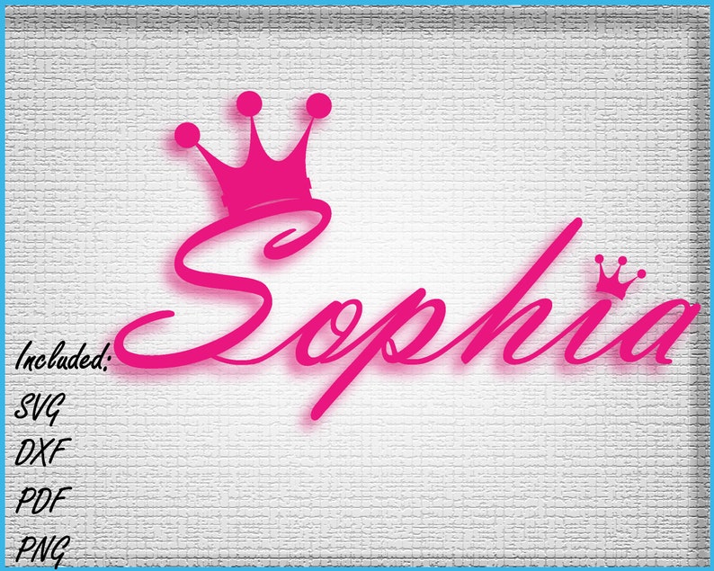 Download Sophia Beautiful Baby Names SVG cut file Cut files | Etsy