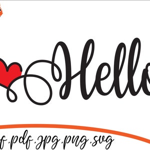 Hello svg, T-Shitr svg, T-Shirt design, Cricut Design svg, png.jpg.pdf.dxf