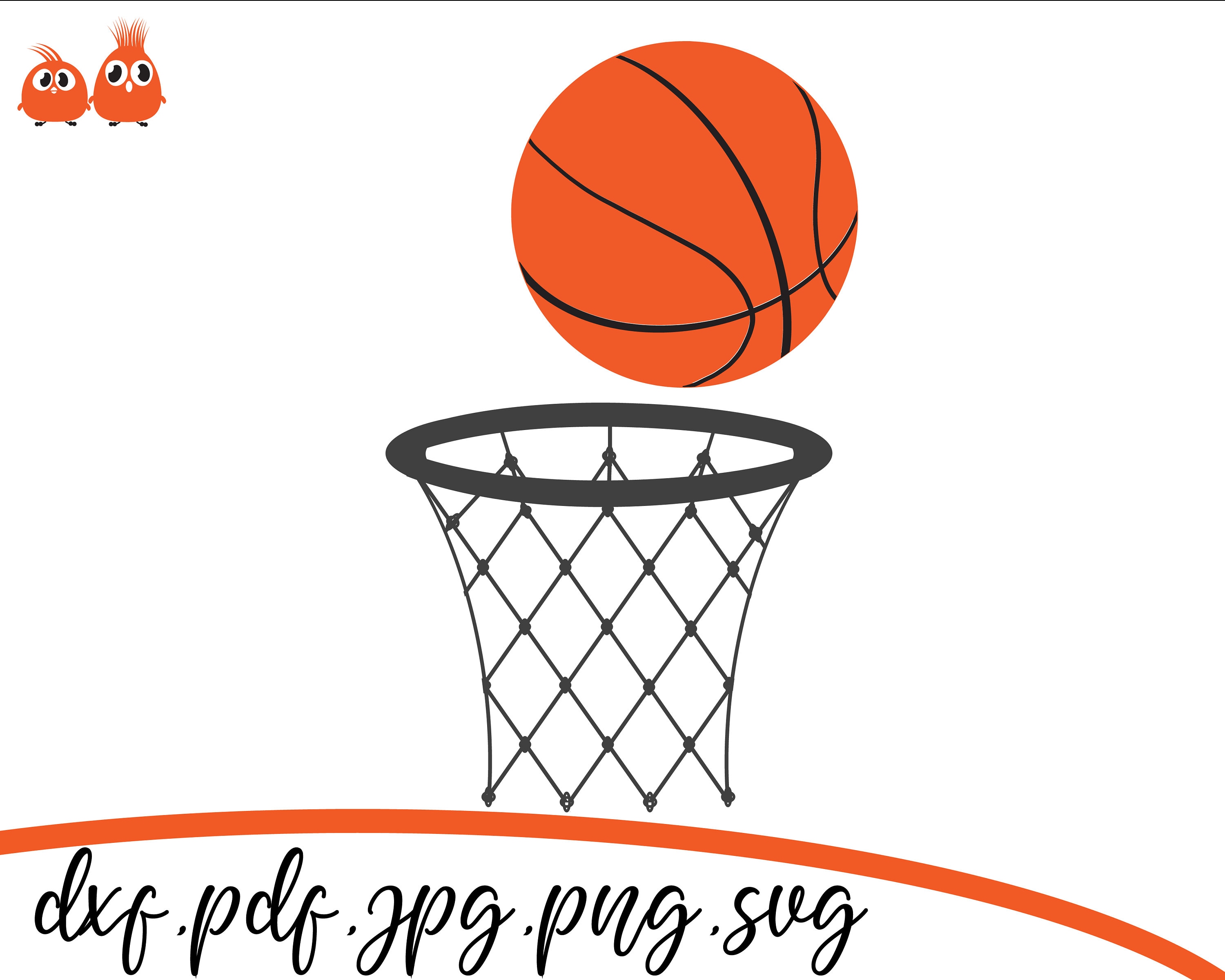 Download Basketball Svg File Basketball Cut File Basketball Etsy