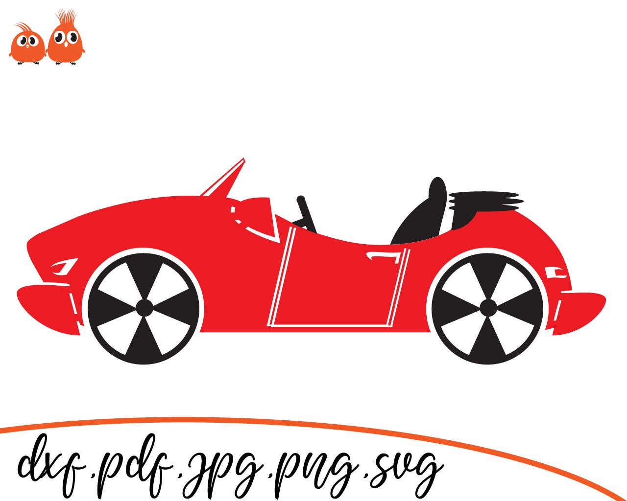Download Sports Car Svg File Car Dxf Sports Car Cut File Car Etsy