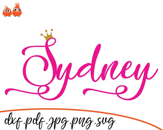 Download Sydney Beautiful Baby Names Svg Cut File Cut Files Etsy